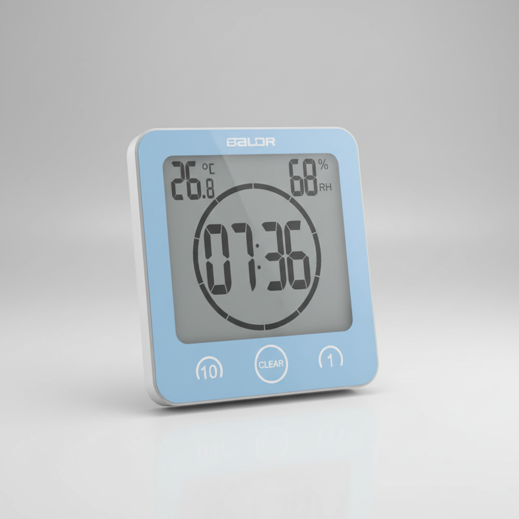 Suction Cup Timer for Easy Attachment – Splash Clock