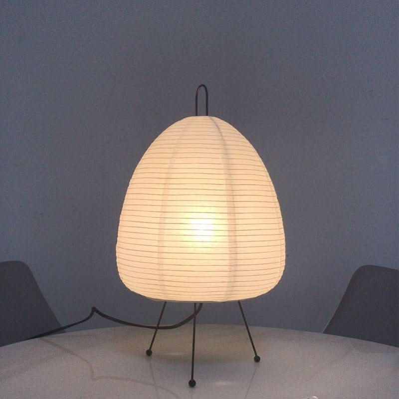 TranquilGlow – Japanese-Inspired Rice Paper Table Lamp