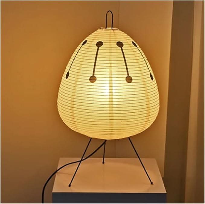 TranquilGlow – Japanese-Inspired Rice Paper Table Lamp