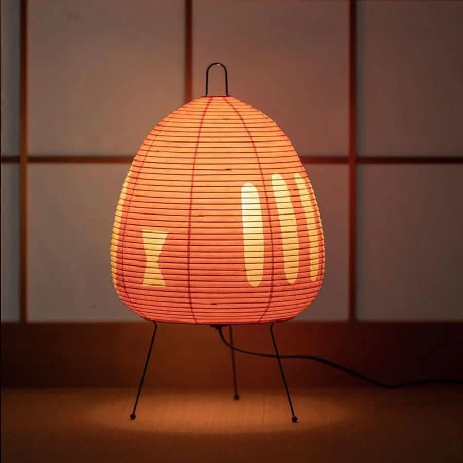 TranquilGlow – Japanese-Inspired Rice Paper Table Lamp