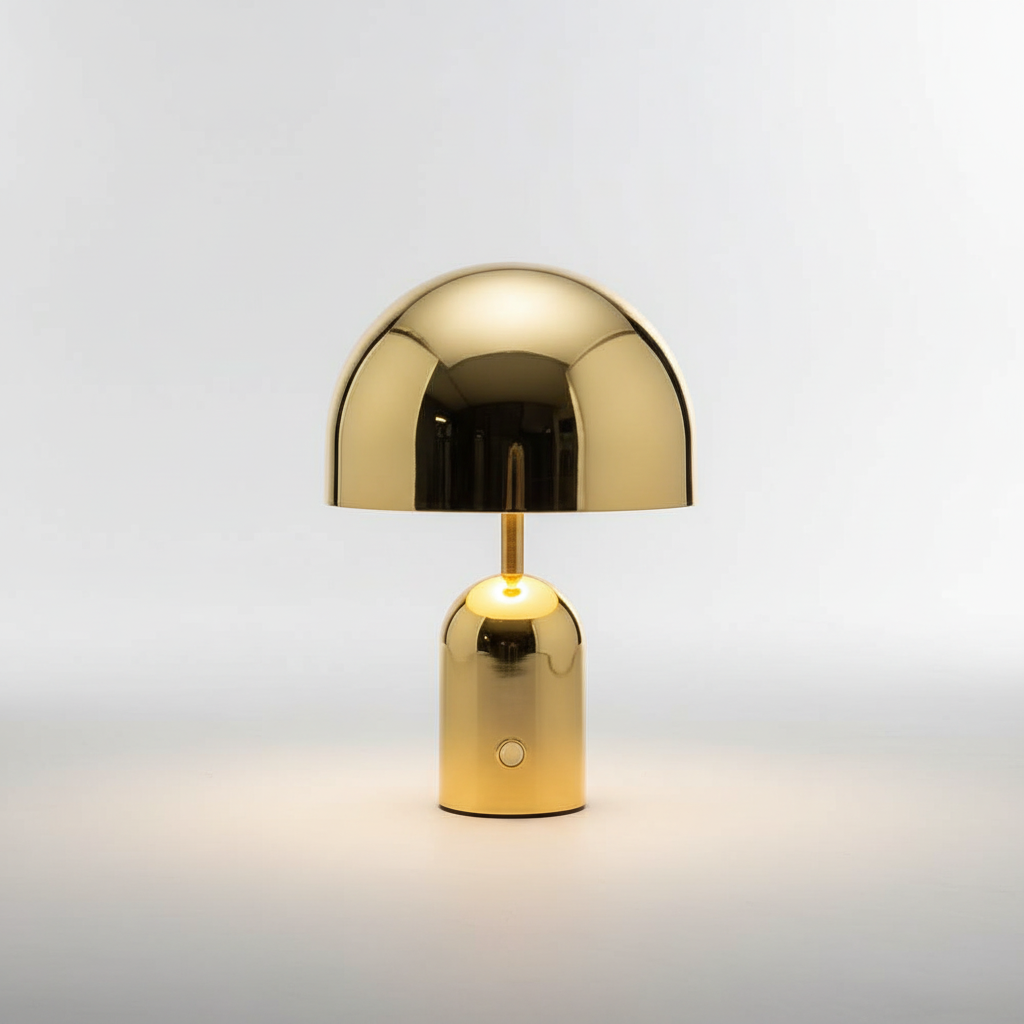Polished Chrome Table Lamp - Modern Design Lighting Fixture