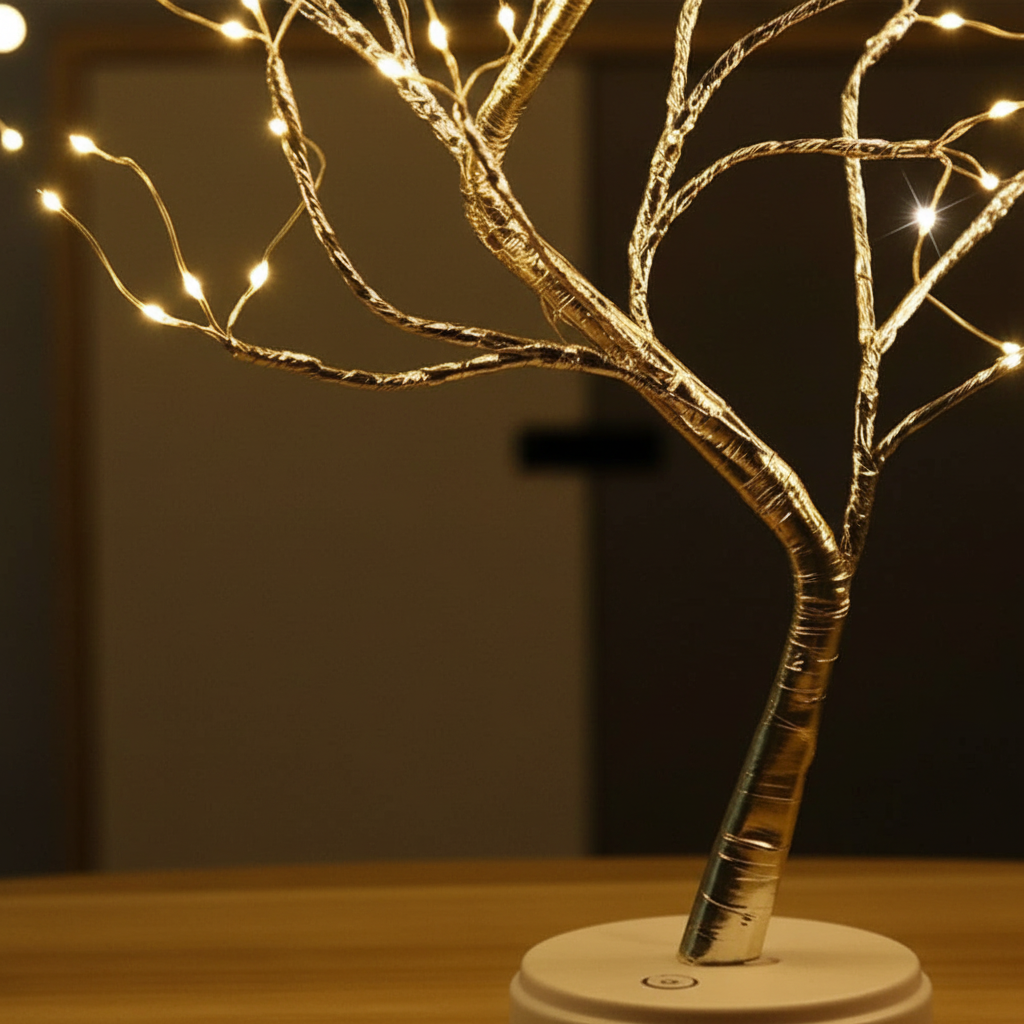 Flexible Branch Table Lamp - Adjustable Lighting Fixture