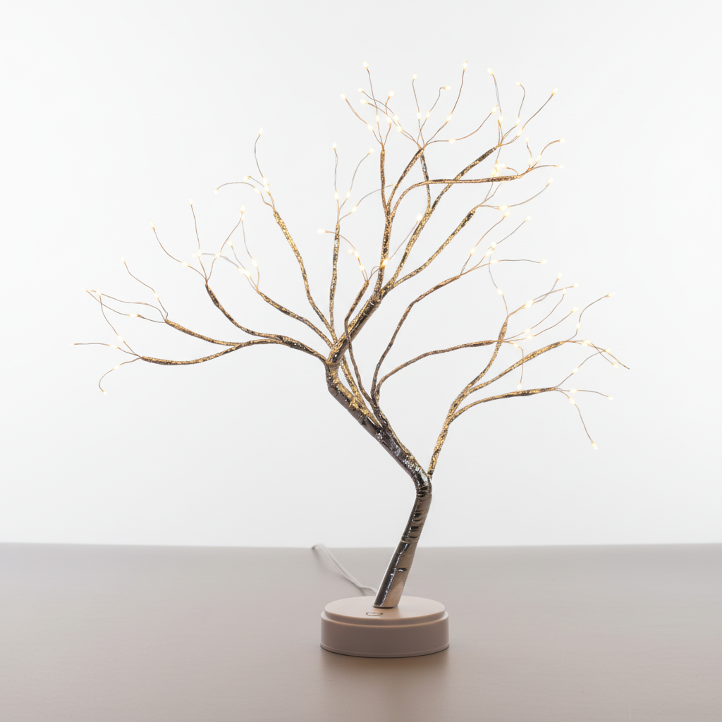 Flexible Branch Table Lamp - Adjustable Lighting Fixture