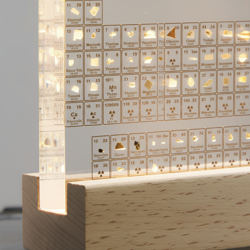 Elements Table Display Setup - Creative Presentation