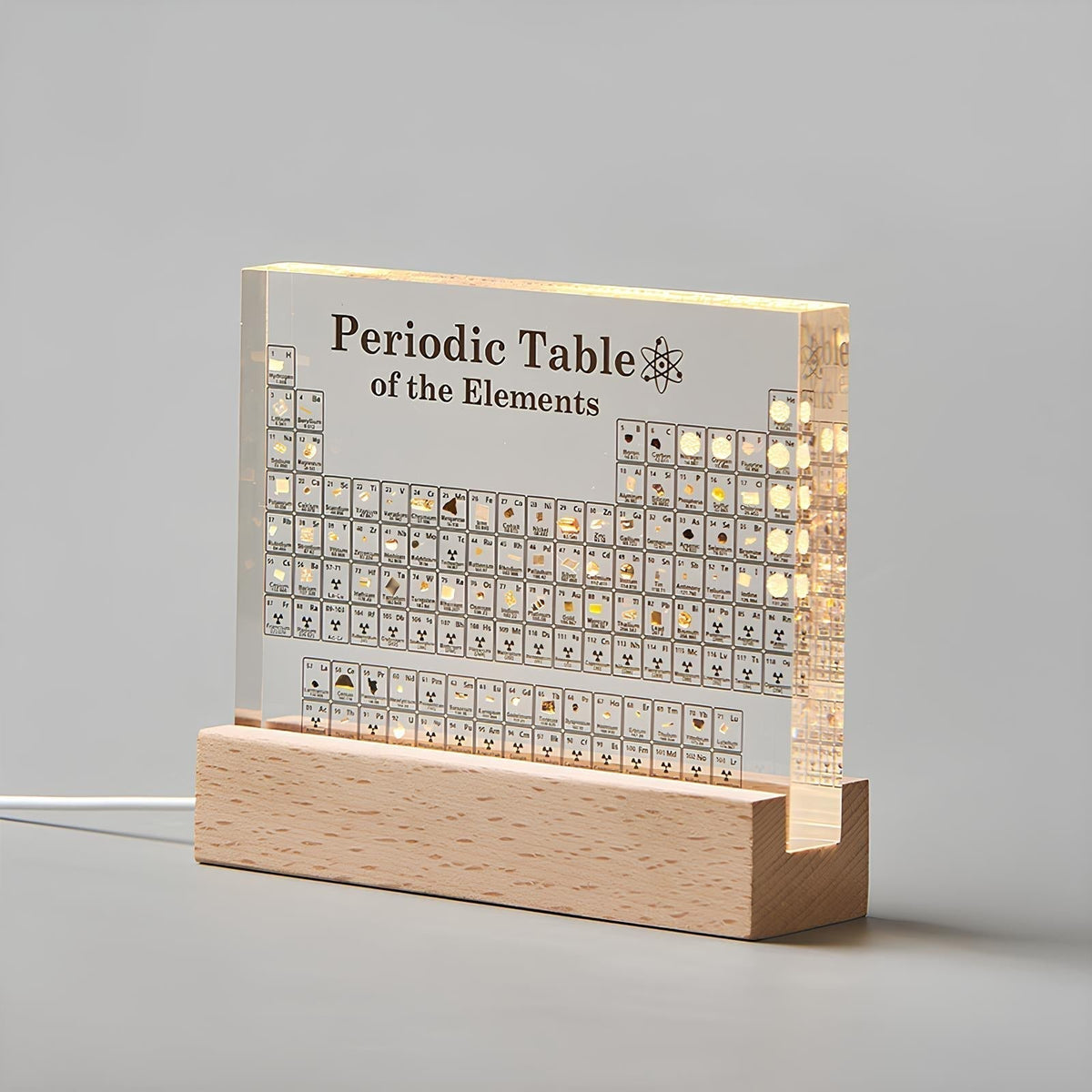 Elements Table Display Setup - Creative Presentation