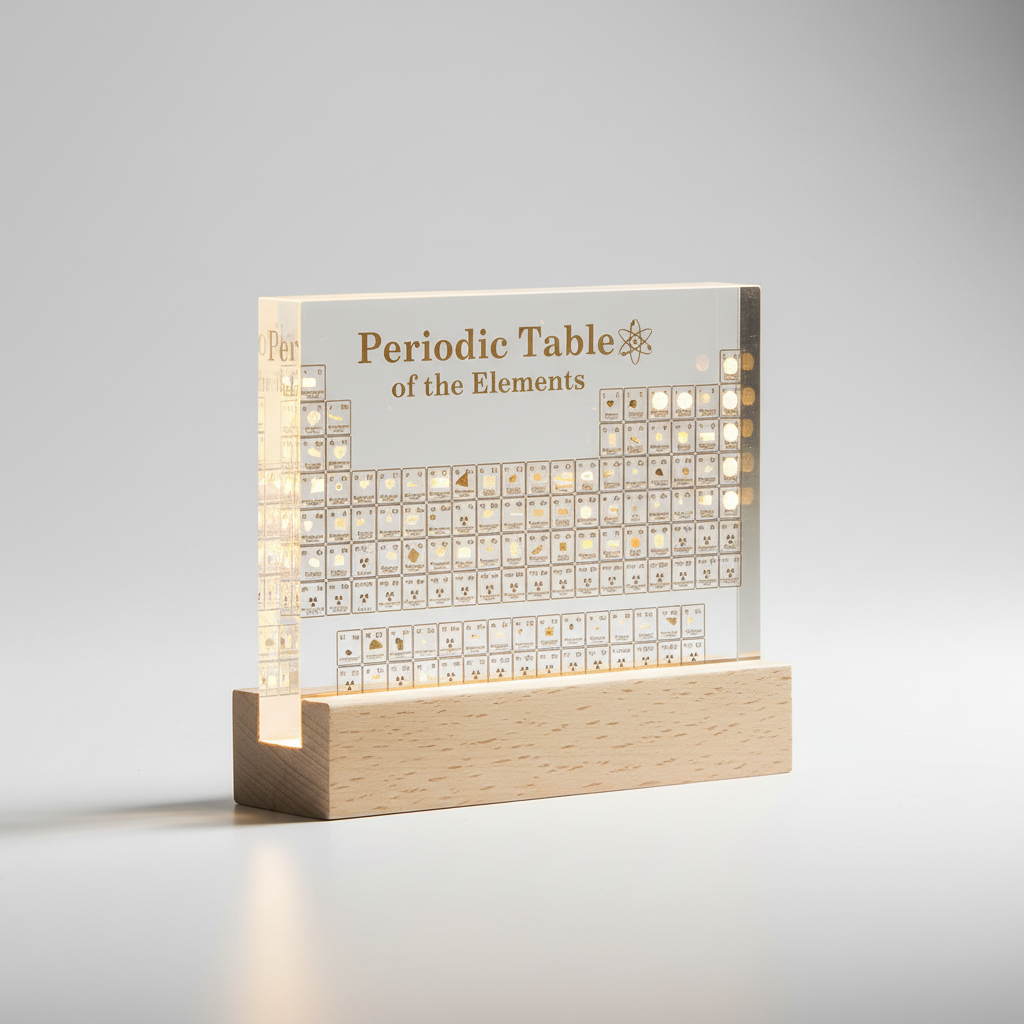 Elements Table Display Setup - Creative Presentation