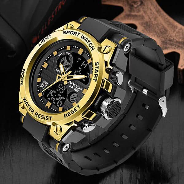 RuggedTech | Versatile Military-Inspired Watch with Dual Display