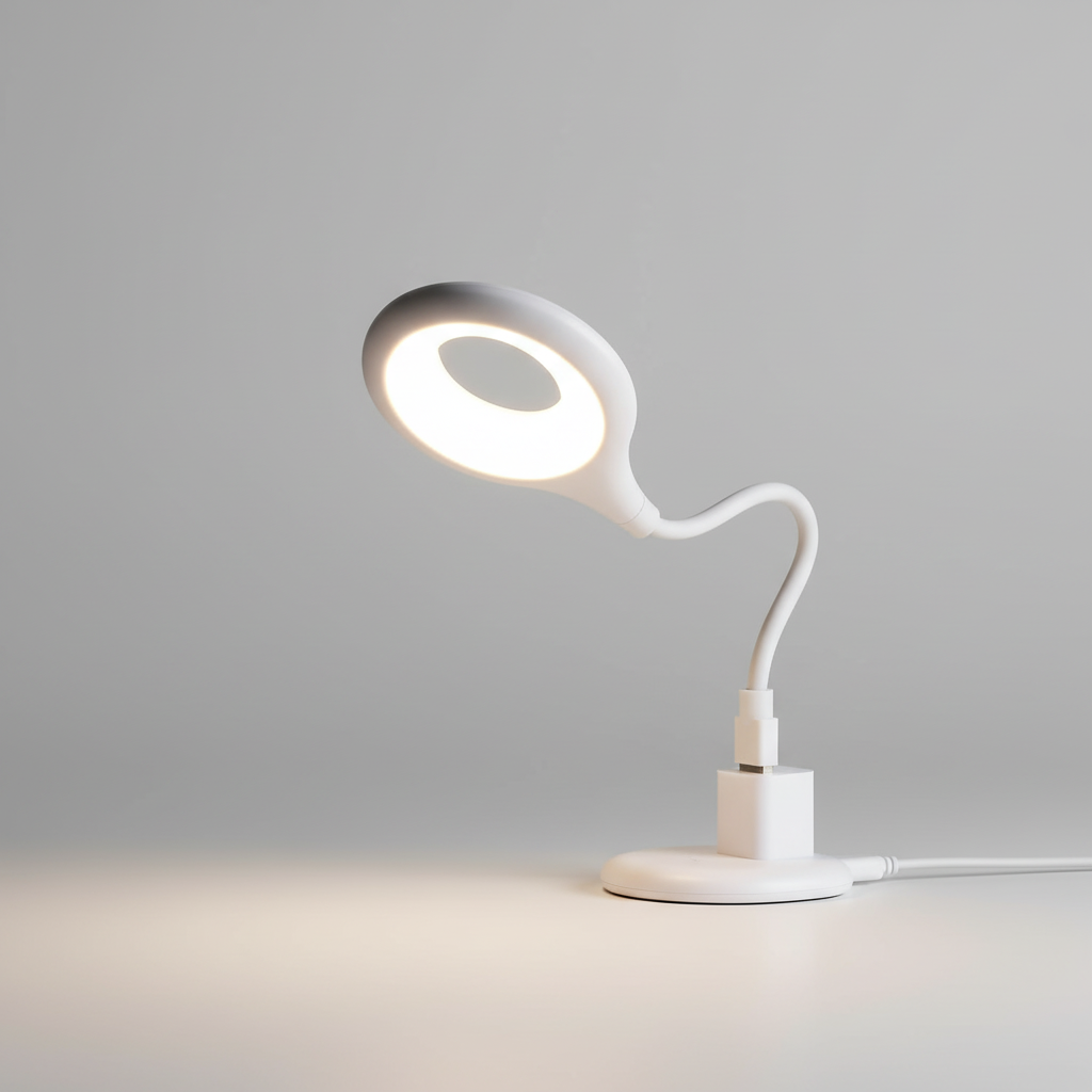 Compact LED Night Light for Bedside Use
