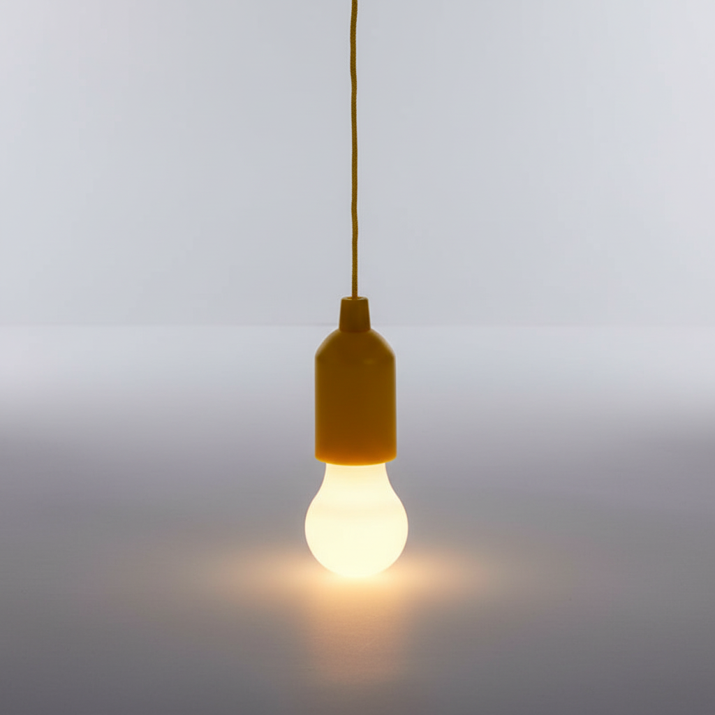 Compact LED Hanging Light - Pocket-Sized Design