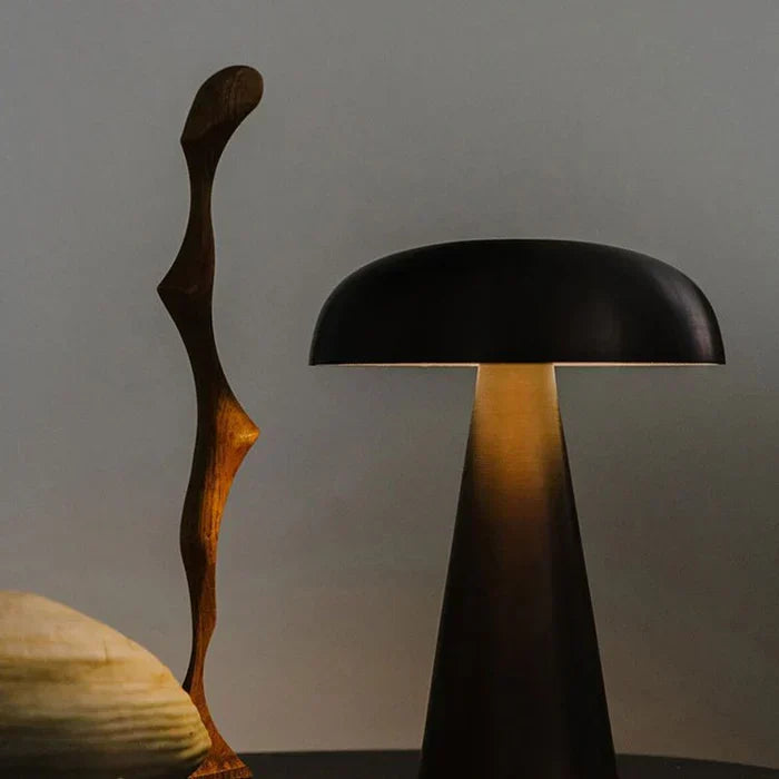 Mushroom Design Portable Table Lamp for Night Use