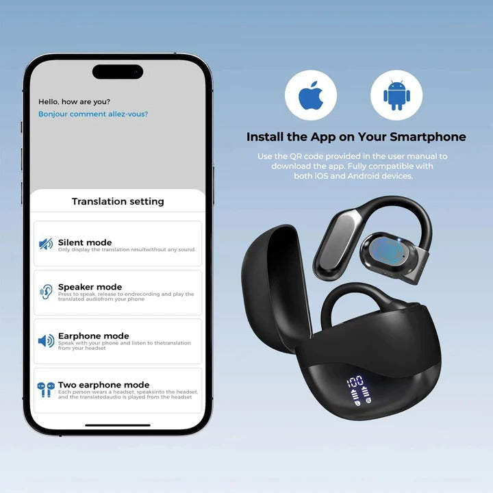 SmartSpeak Earbuds | Instant Voice Translation for Easy Conversations