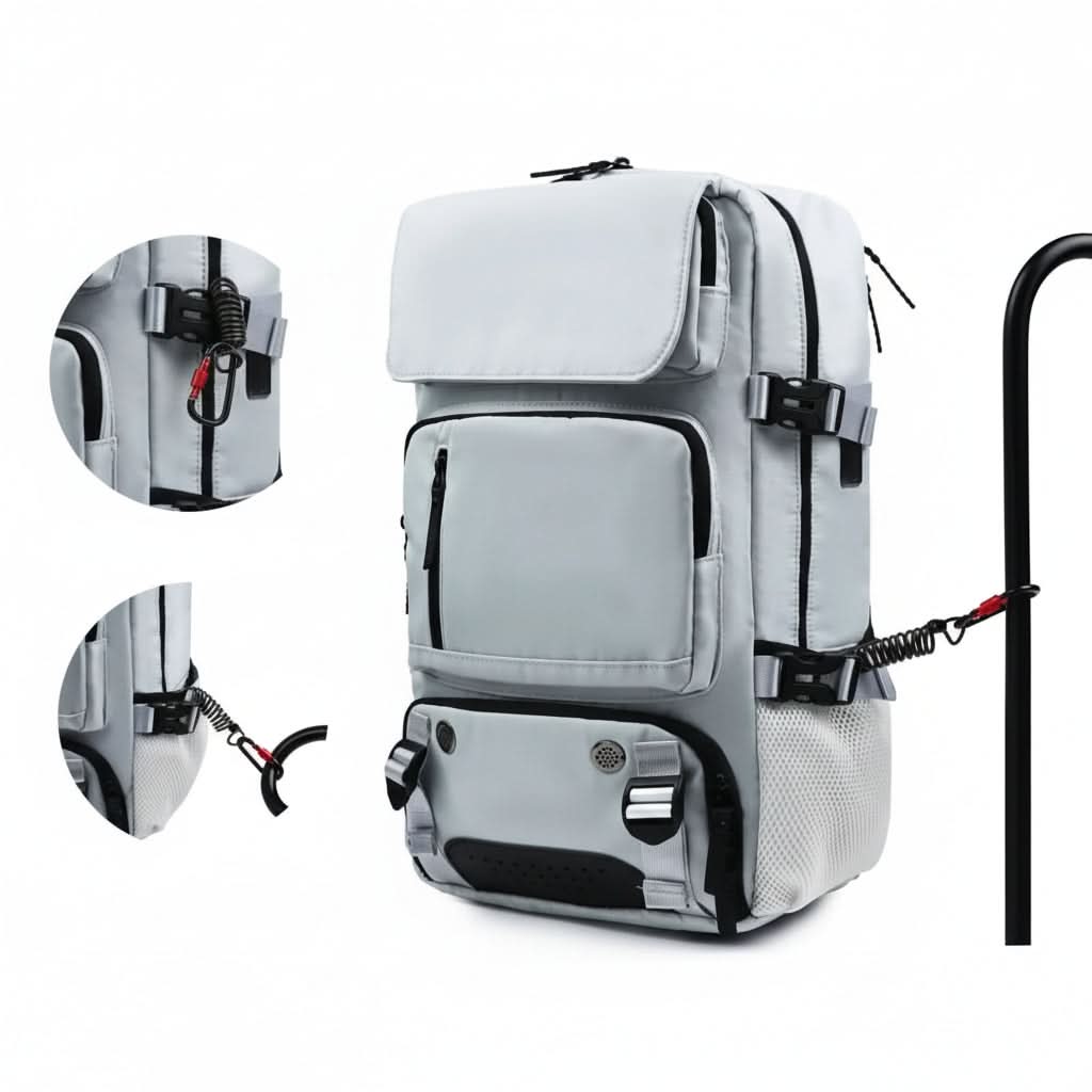ExplorerPro – Spacious Waterproof Backpack with USB Port