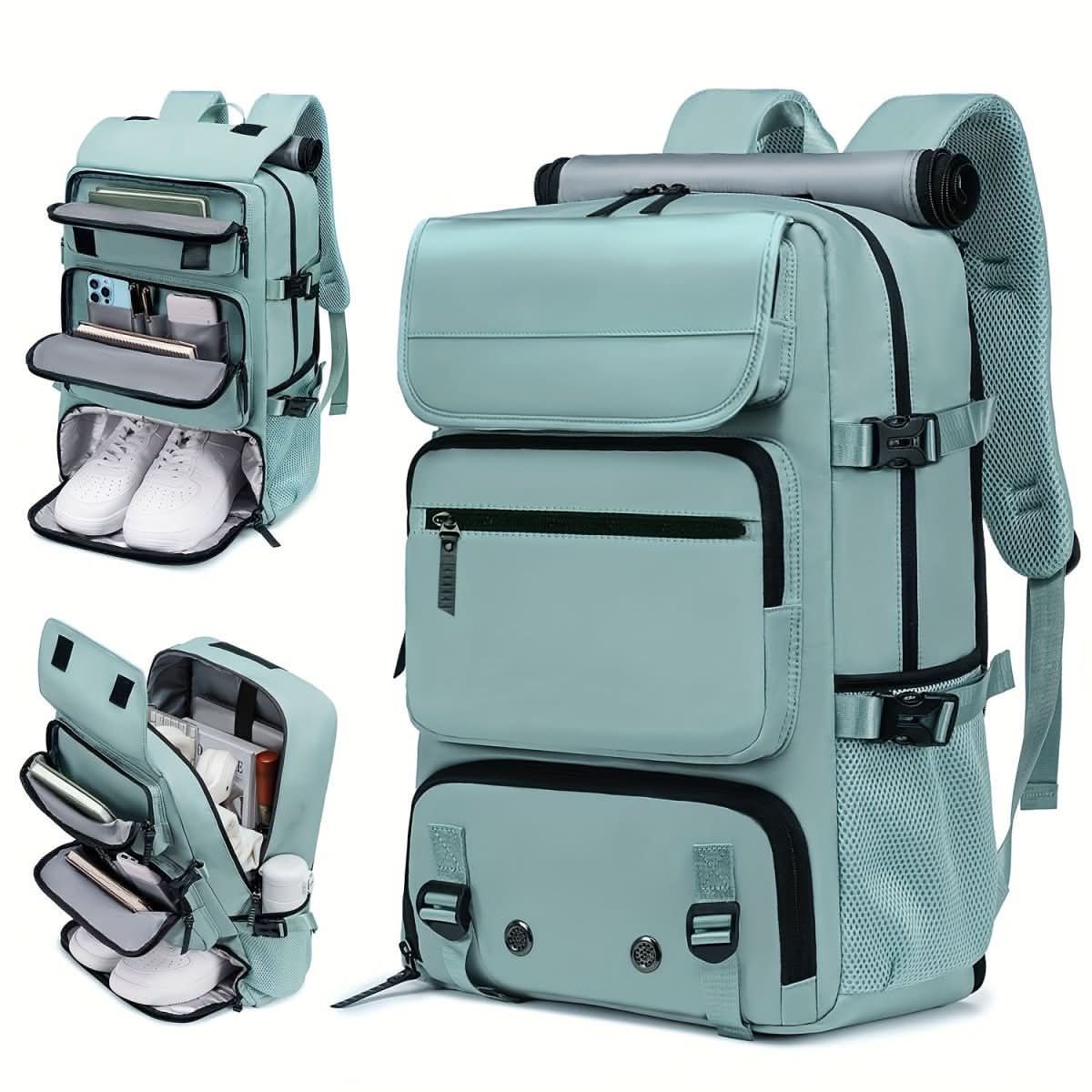 ExplorerPro – Spacious Waterproof Backpack with USB Port