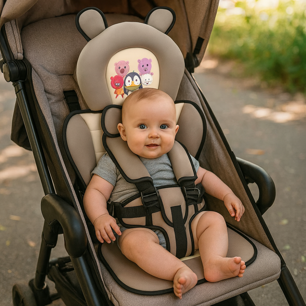 On-the-Go Safety Seat | Compact Baby Travel Harness with 5-Point Strap