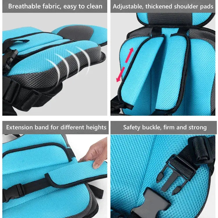 JourneySafe | Compact Child Travel Car Seat with Secure Harness