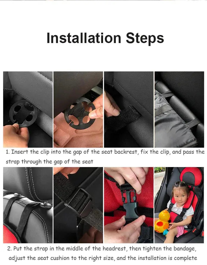 JourneySafe | Compact Child Travel Car Seat with Secure Harness