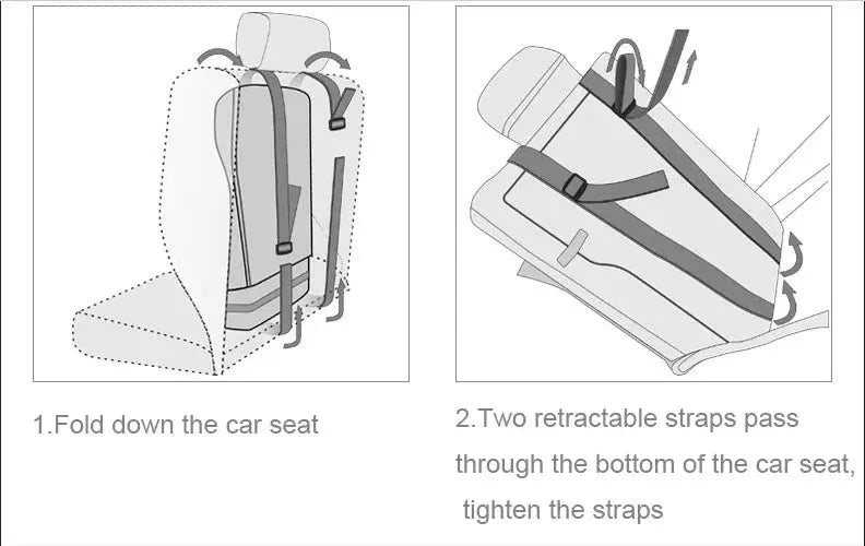 JourneySafe | Compact Child Travel Car Seat with Secure Harness