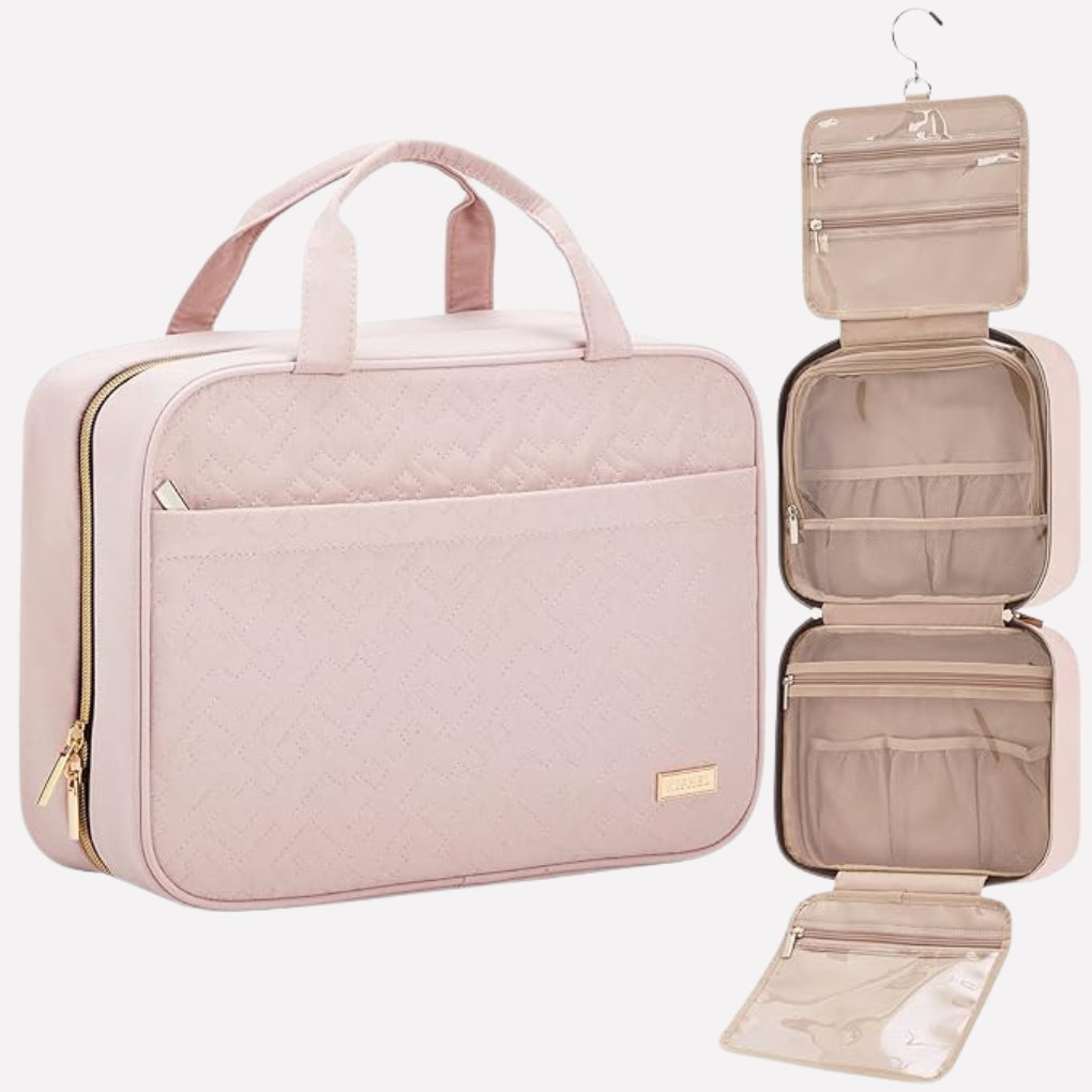 Portable Toiletry Organizer with Multiple Pockets for Travel
