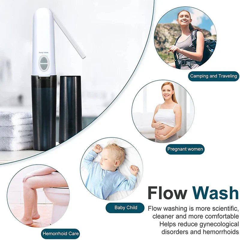 Travel-Friendly Bidet: Compact Hygiene Solution with Dual Spray