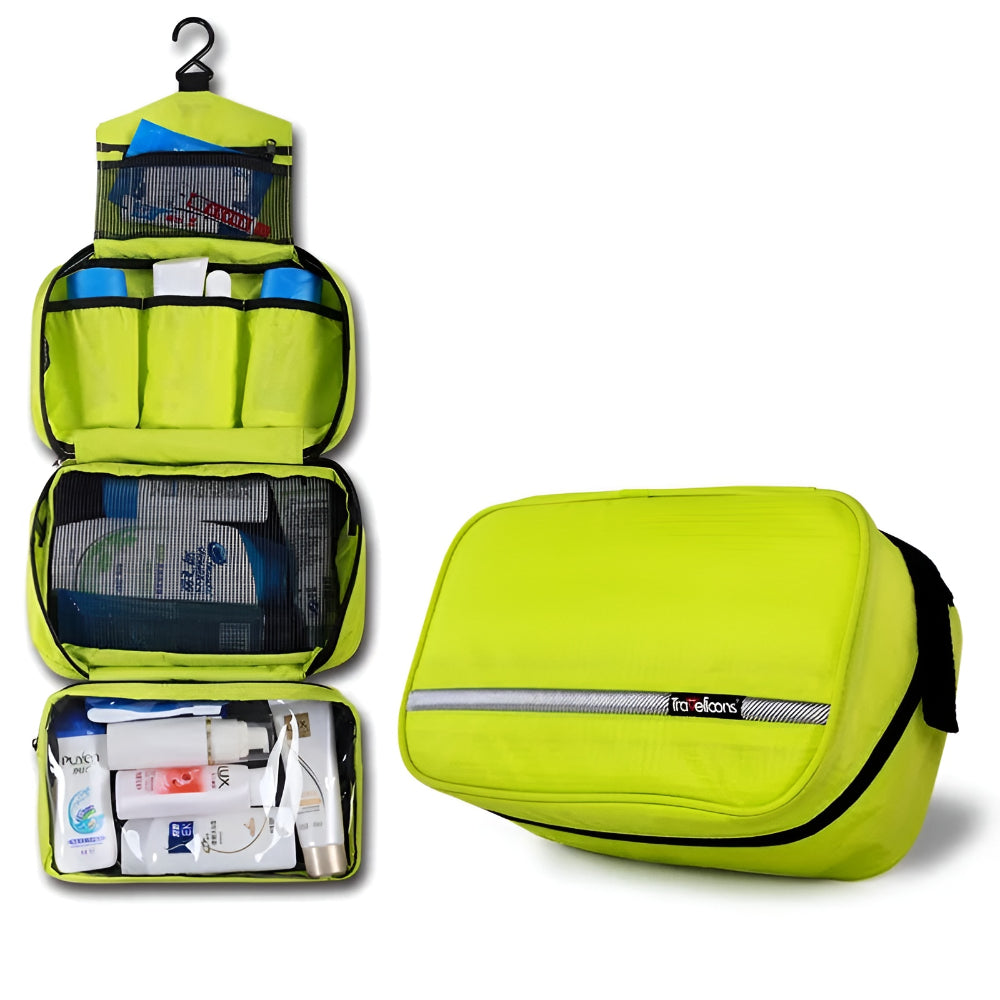 Compact Travel Toiletry Organizer with Waterproof Feature