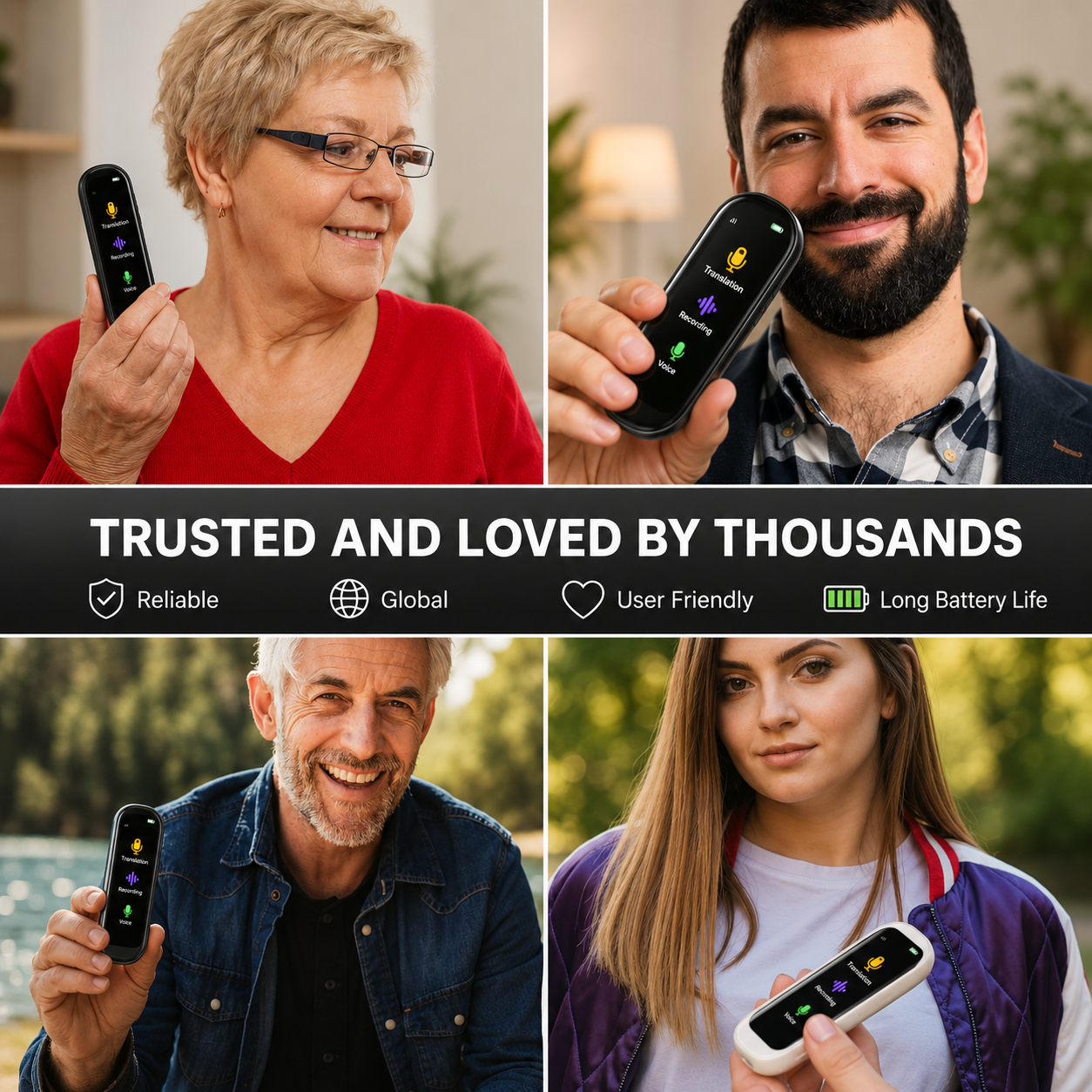 Smart Language Assistant Pen | Compact Translator for Travelers