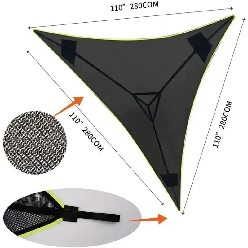 Tri-Comfort Outdoor Hammock Bed for Group Relaxation