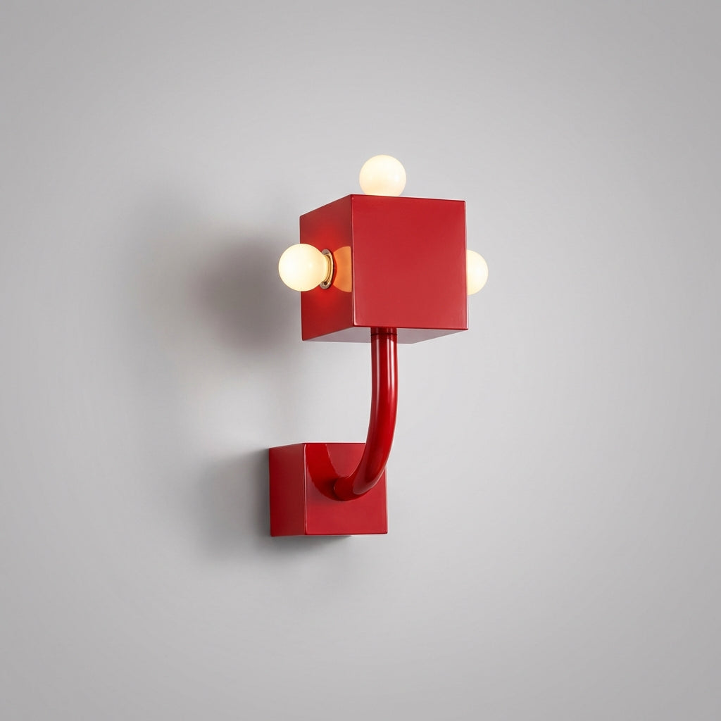 Cubi Decorative Light Fixture with Three Bulbs