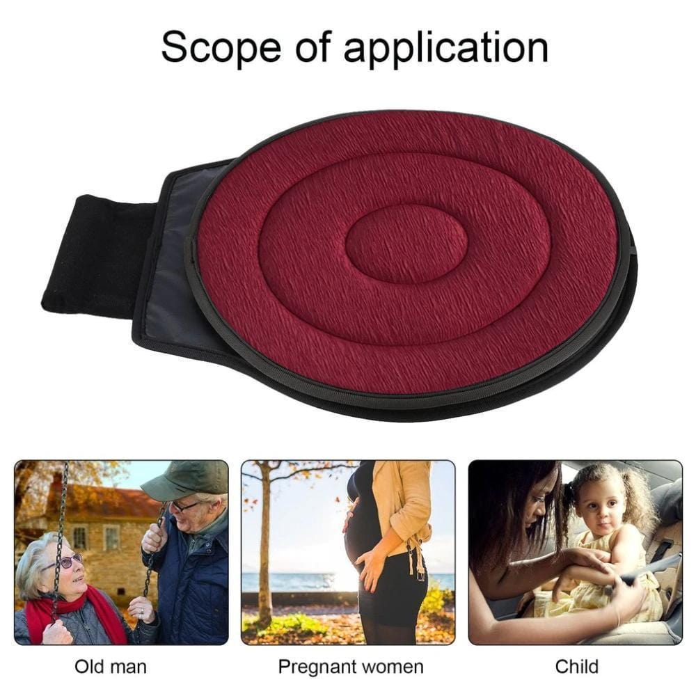 ComfortGlide | 360° Swivel Seat Cushion with Supportive Foam