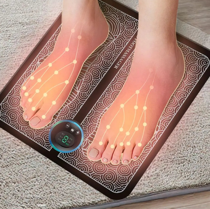 Rechargeable Comfort Foot Massager with Heat Therapy