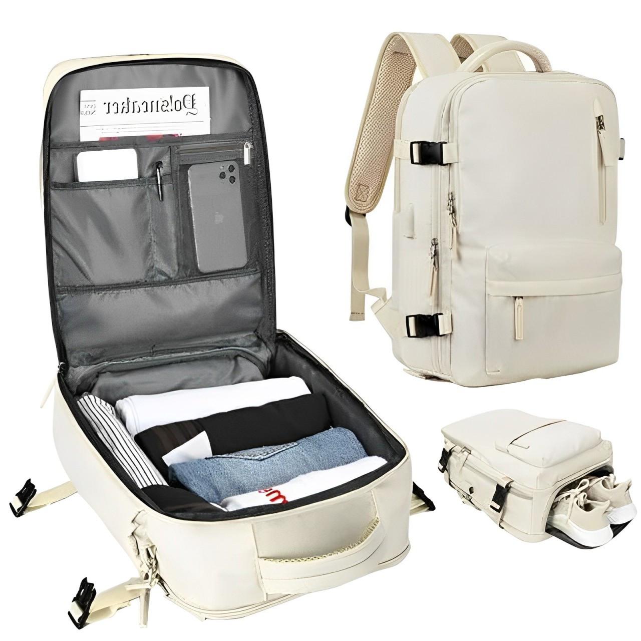 Versatile Women's Adventure Backpack with USB Charging