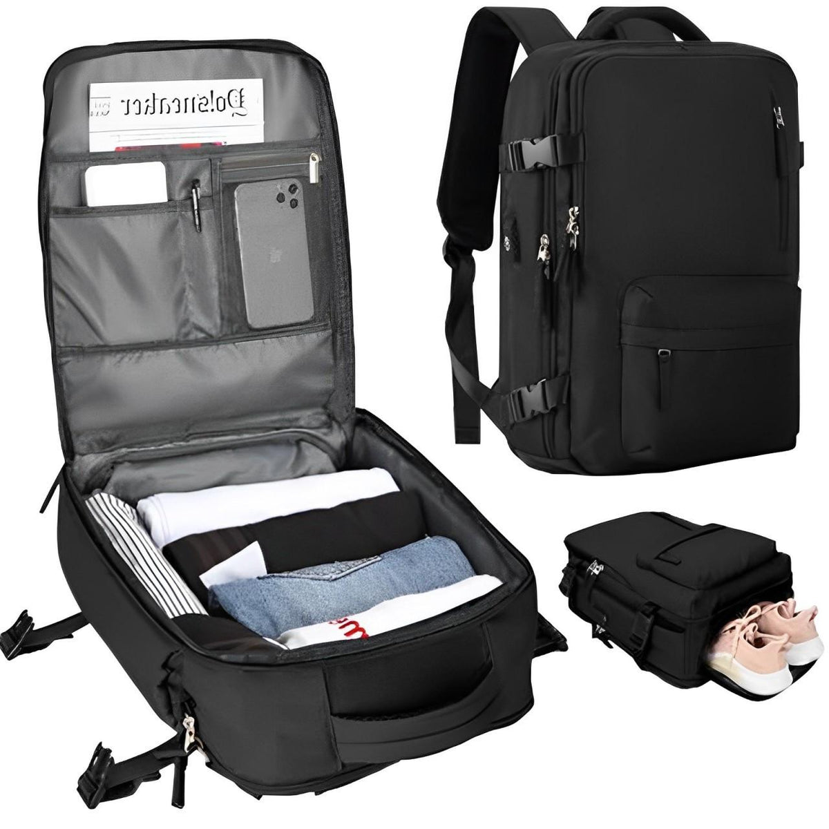 Versatile Women's Adventure Backpack with USB Charging