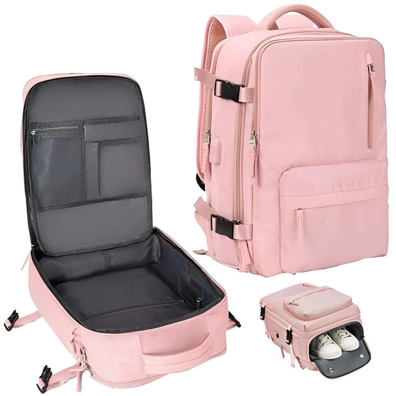 Versatile Women's Adventure Backpack with USB Charging