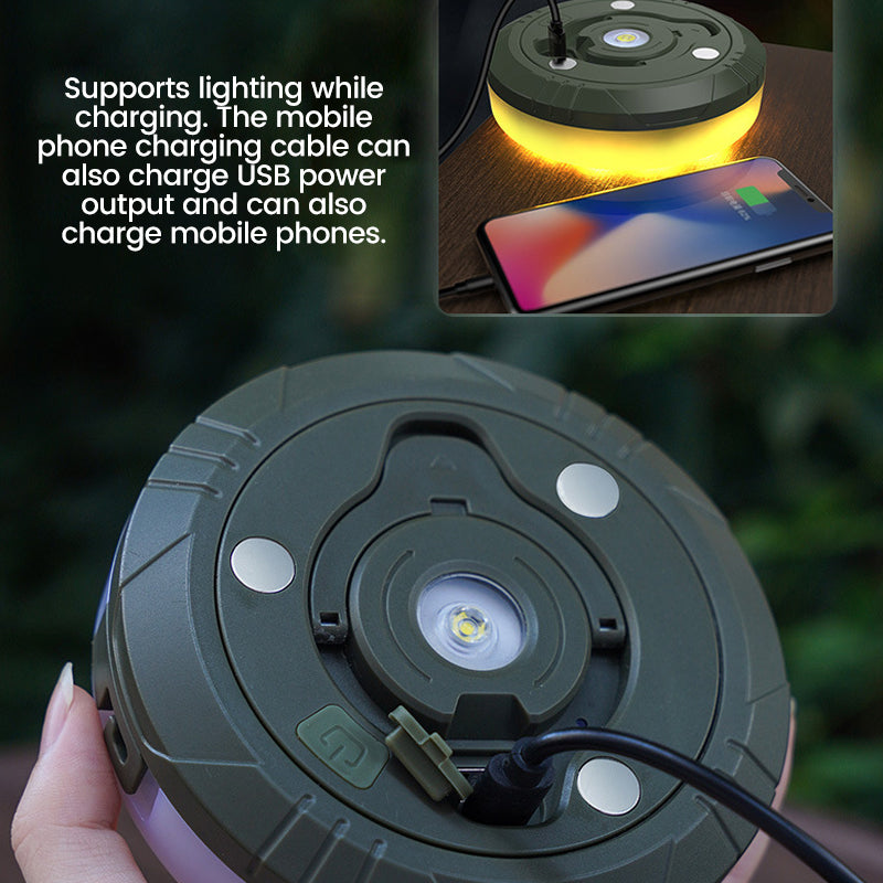 Compact, Waterproof Outdoor Light String for Every Adventure