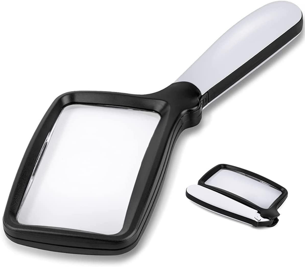 Compact LED Illuminated Reading Magnifier