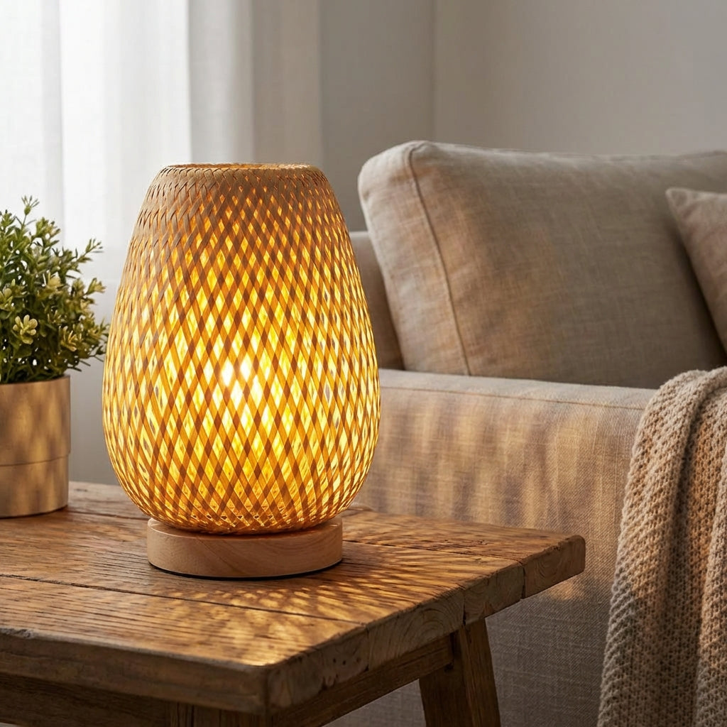 Table Lamp with USB Power Source
