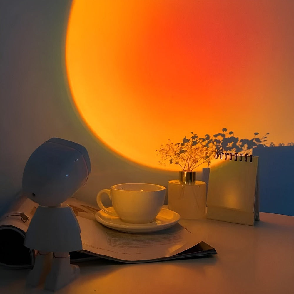 Vibrant Horizon Projector with Touch Control and Versatile Lighting