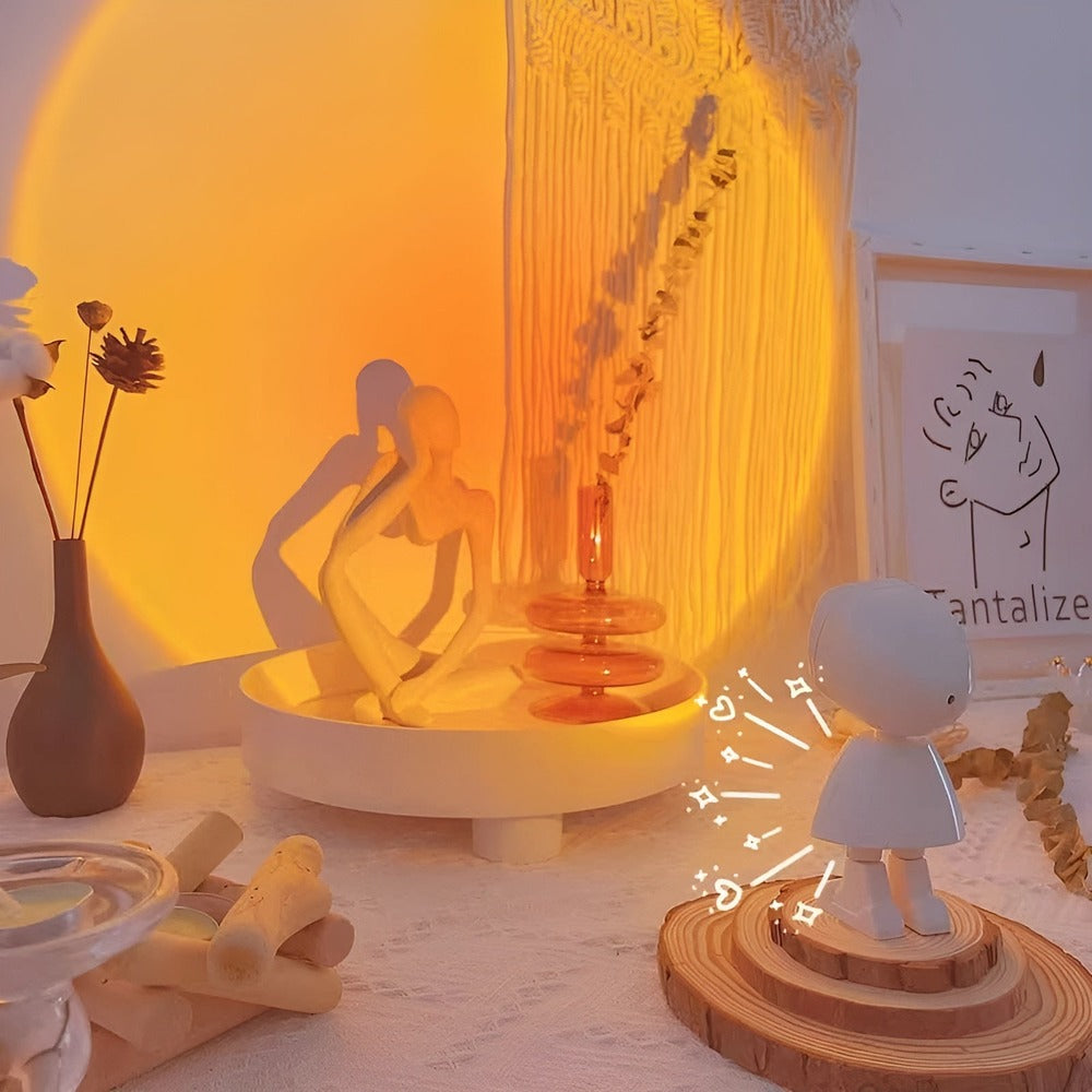 Vibrant Horizon Projector with Touch Control and Versatile Lighting