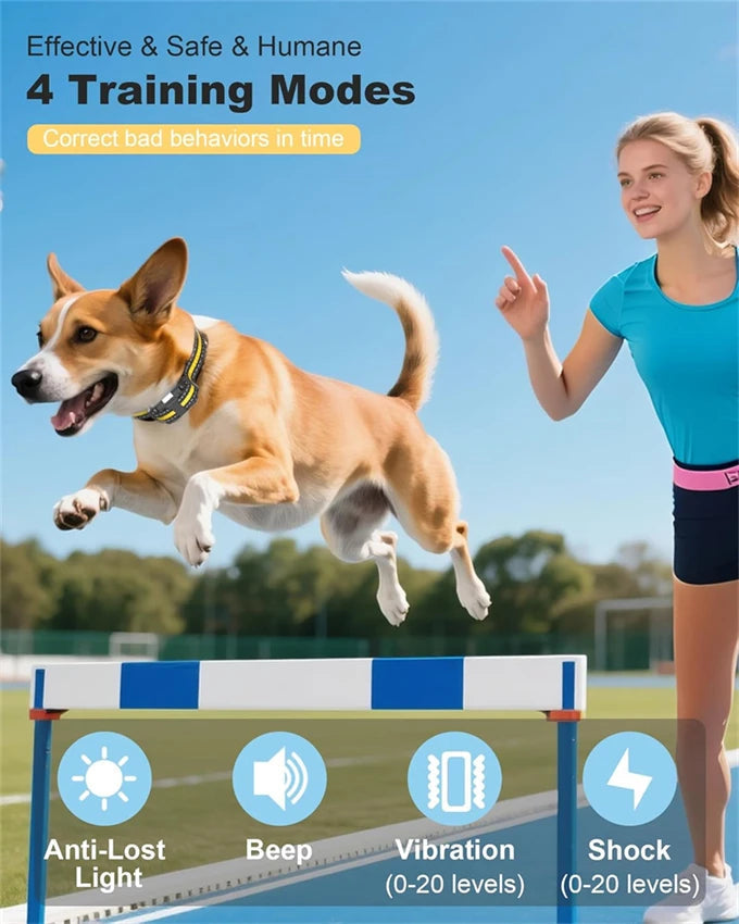 Advanced Waterproof Dog Training Collar with Remote Control