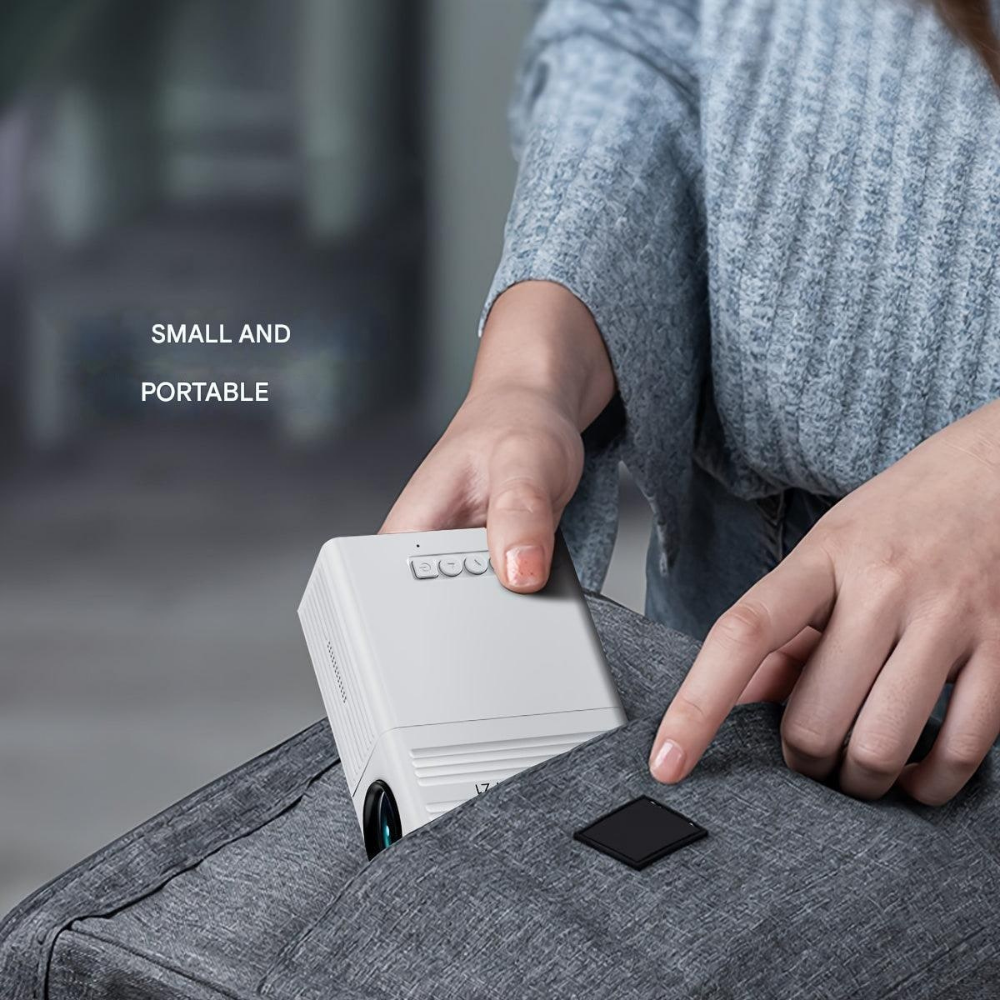Portable Entertainment Projector | 3000 Lumen for Movies & Gaming