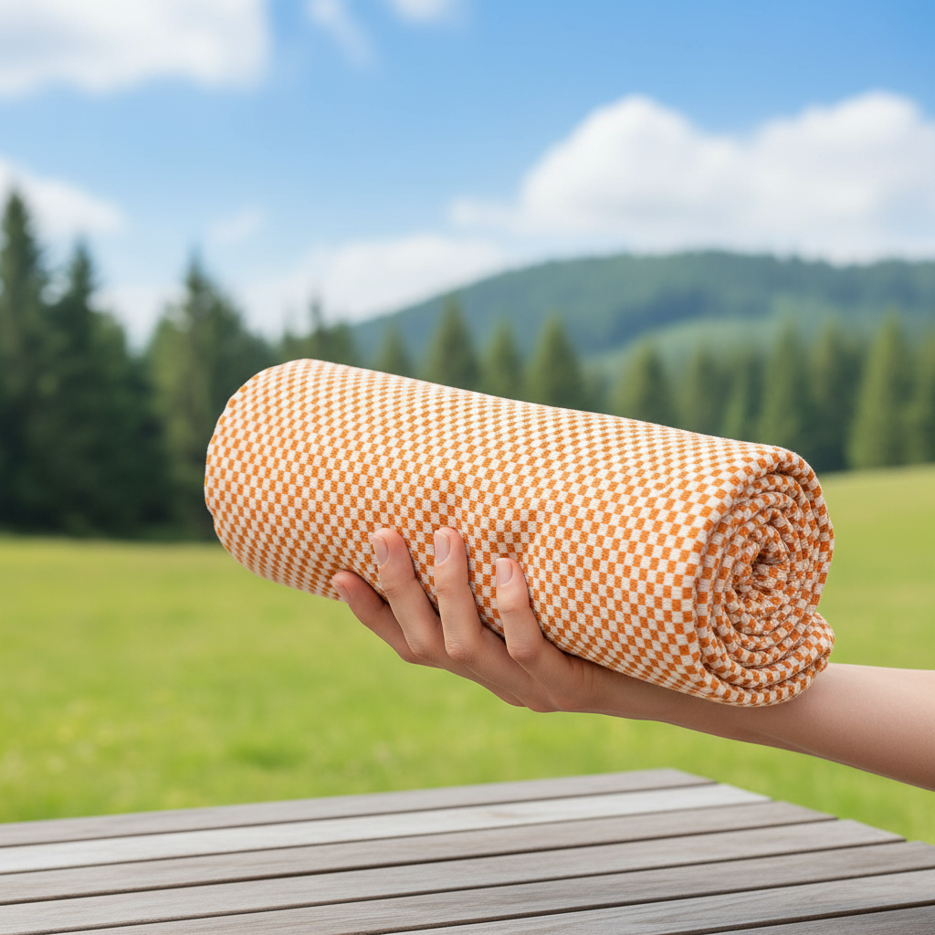 Lightweight Microfiber Travel Towel for Outdoor Adventures