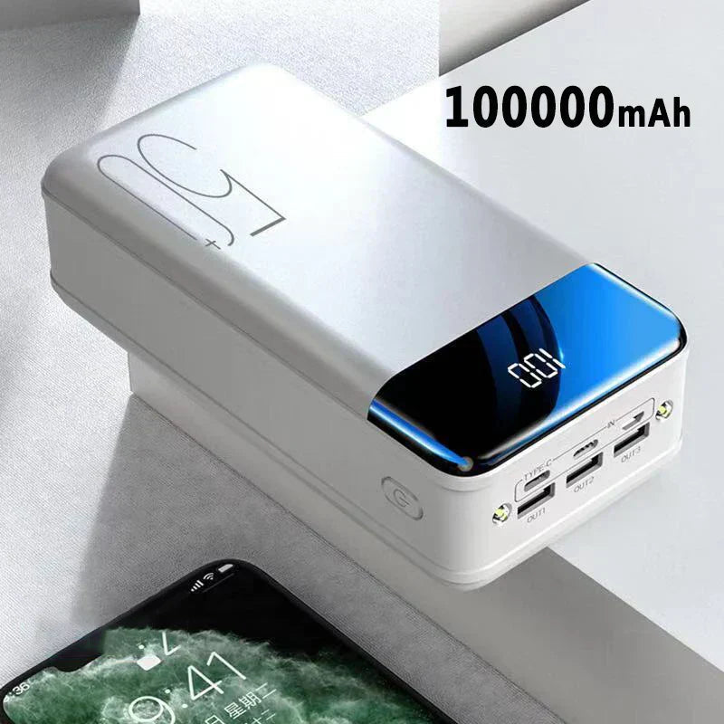 Massive 50,000mAh Portable Charger with Quick Charge Capability