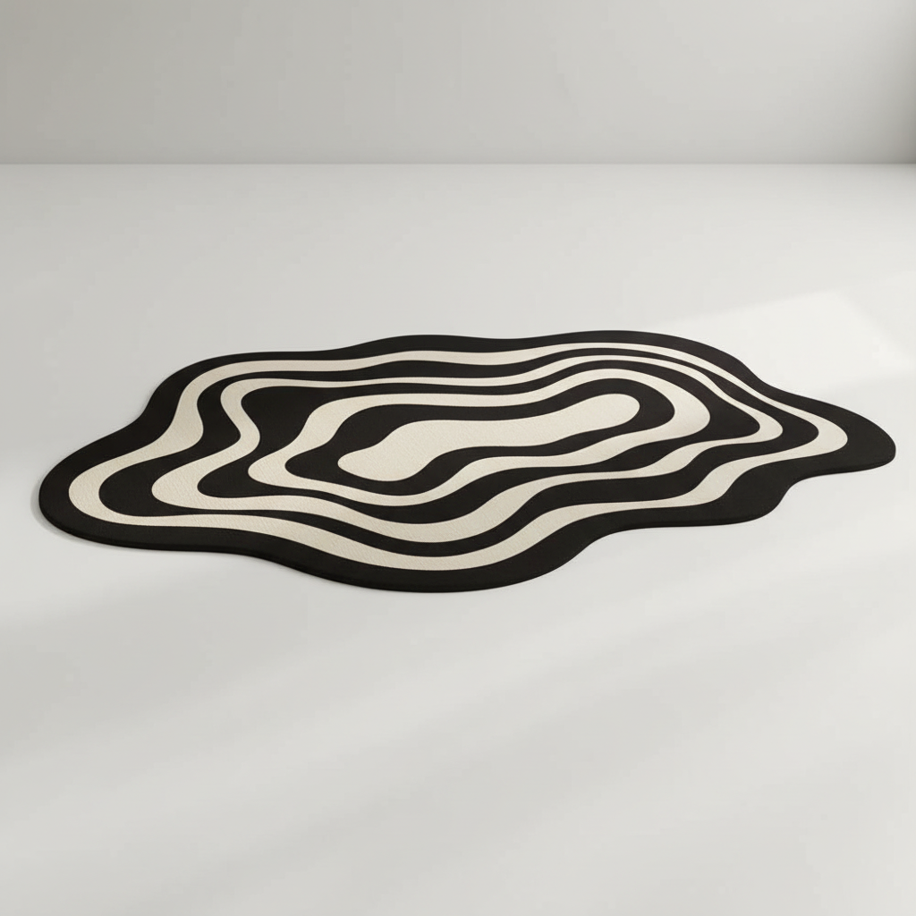 Absorbent Bathroom Rug - Waterfall Style