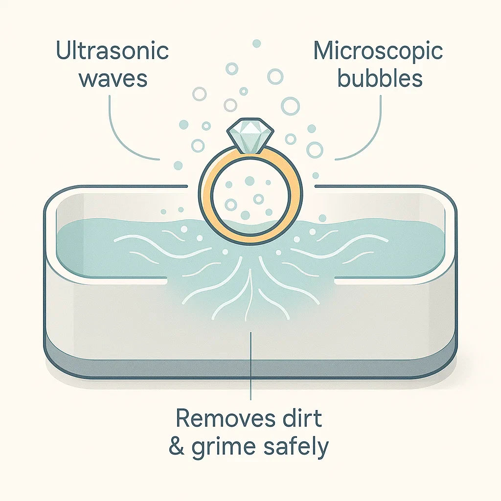 Effortless Ultrasonic Cleaner for Jewelry and Eyewear