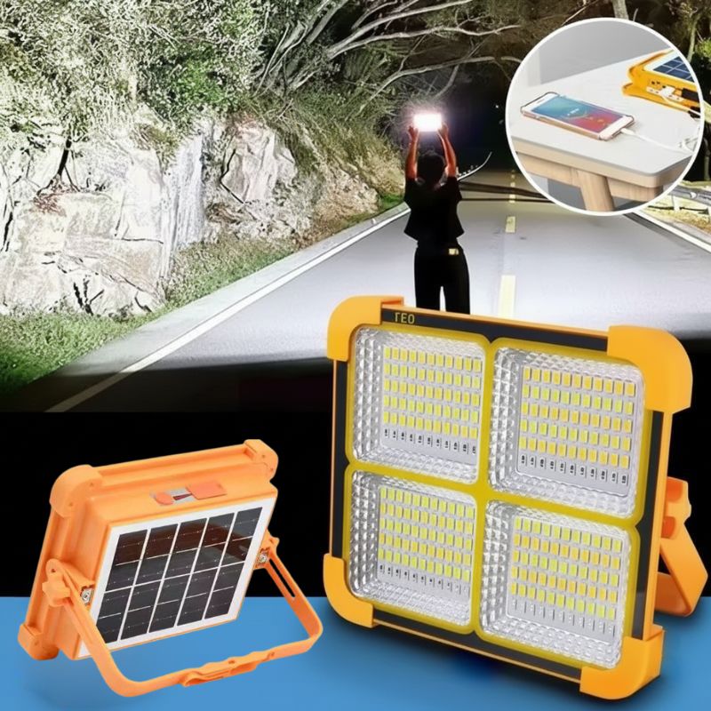 Eco-Friendly Outdoor Lantern with Dual Charging