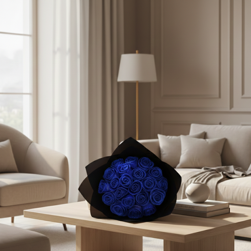 Everlasting Bloom - Luxurious Preserved Rose in Acrylic Display