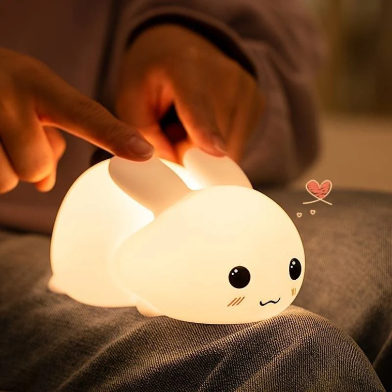 Children's Night Light for Relaxation - Snuggle Bunny Design