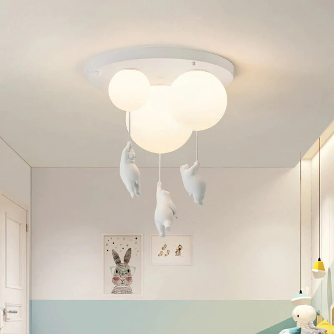 Balloon Bear Pendant Ceiling Light Fixture