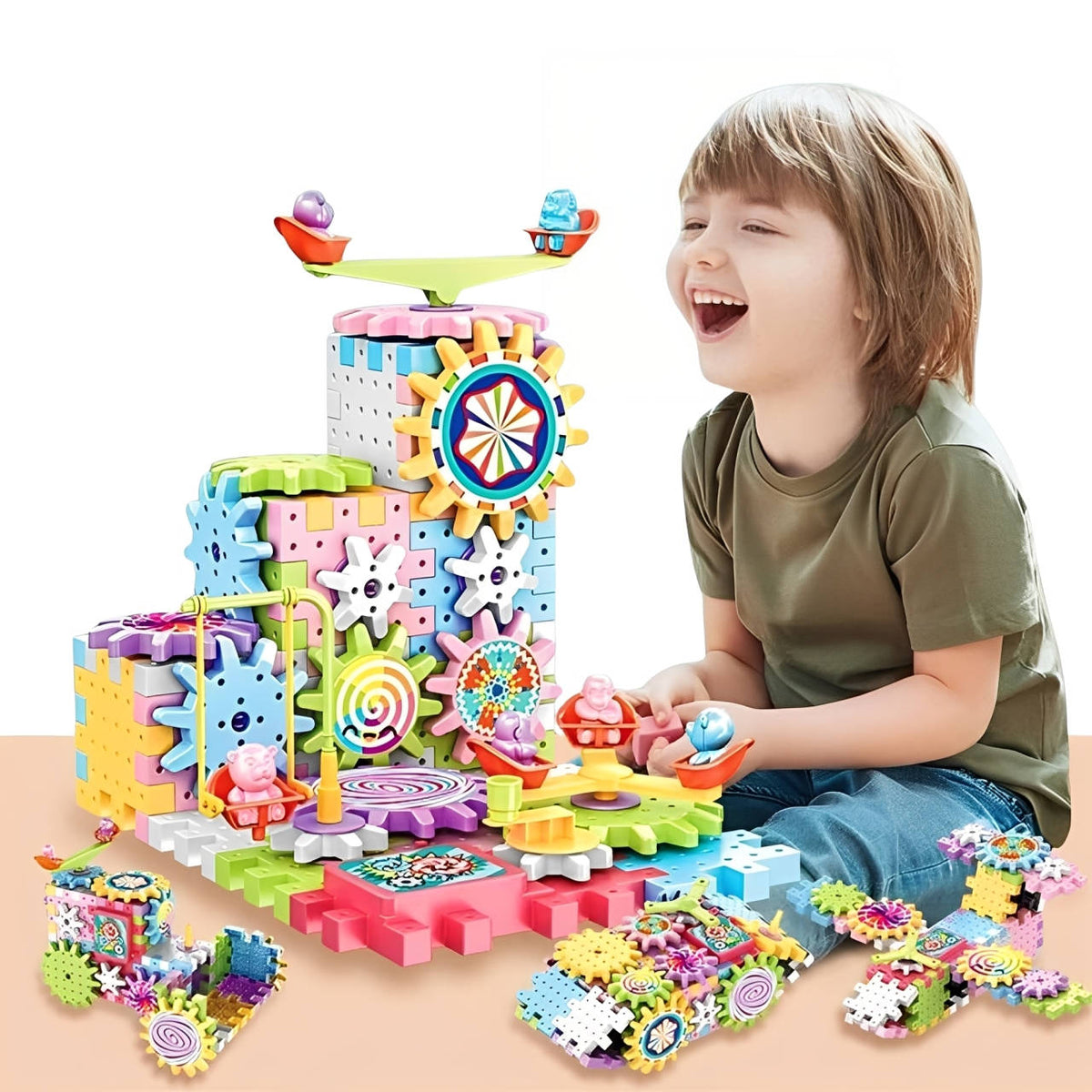 263-Piece Dynamic Building Set for Creative Kids