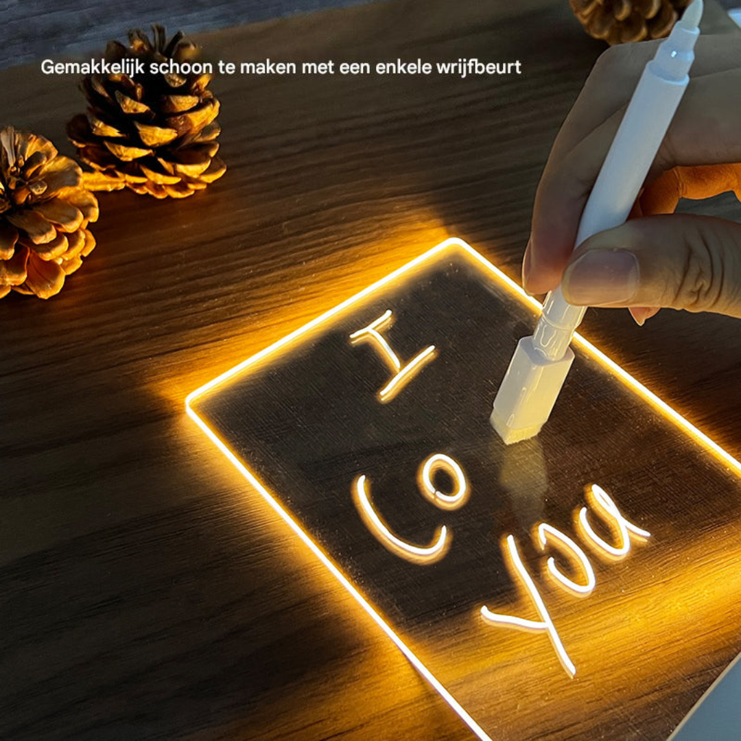 Light-Up Message Board for Notices