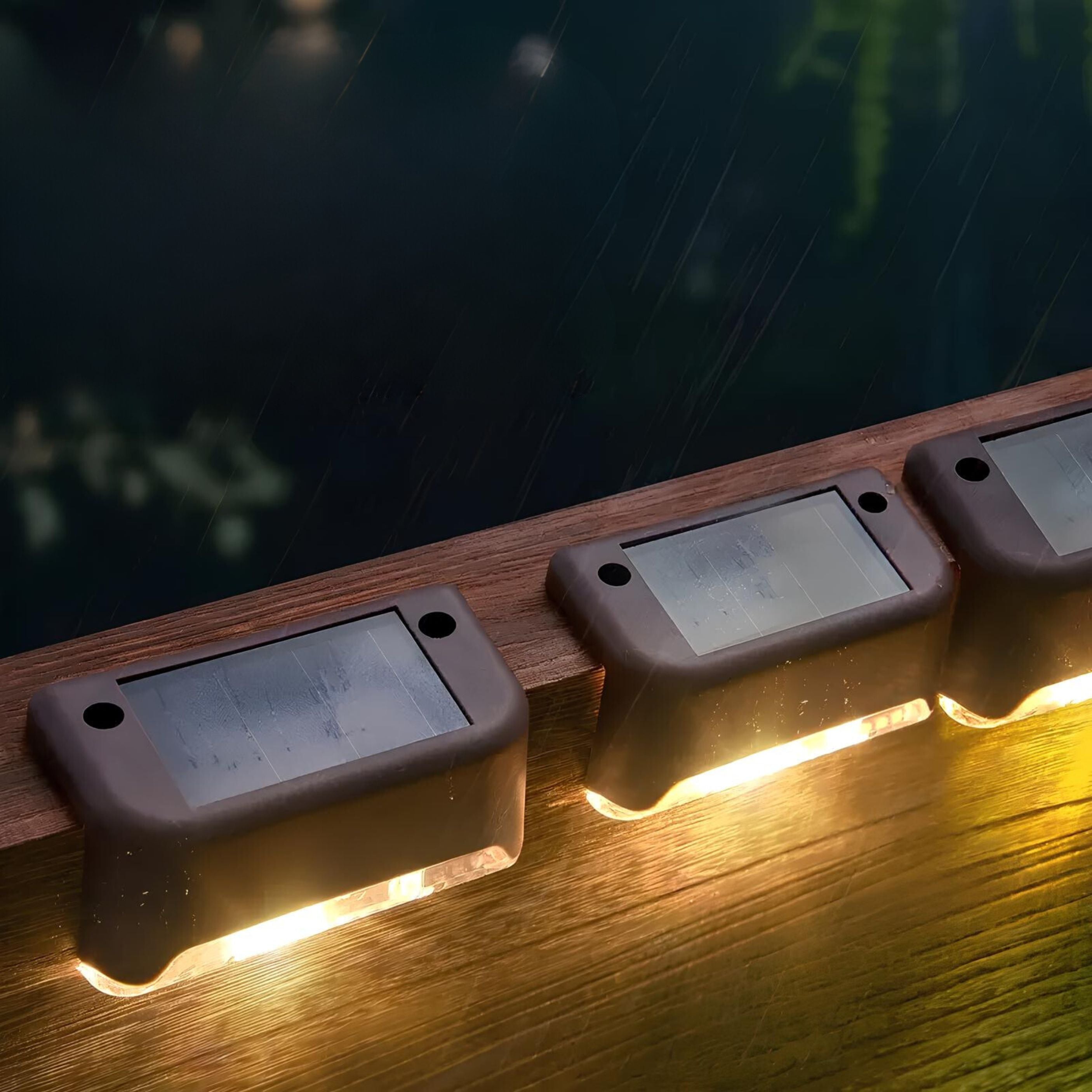 Stairway Lighting Powered by Solar Energy
